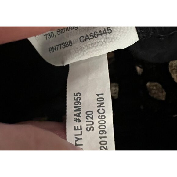 J. Crew Black Eyelet Lace Drawstring Waist Belair Cottage Dress‎ Shorts Size 00 - Picture 8 of 11